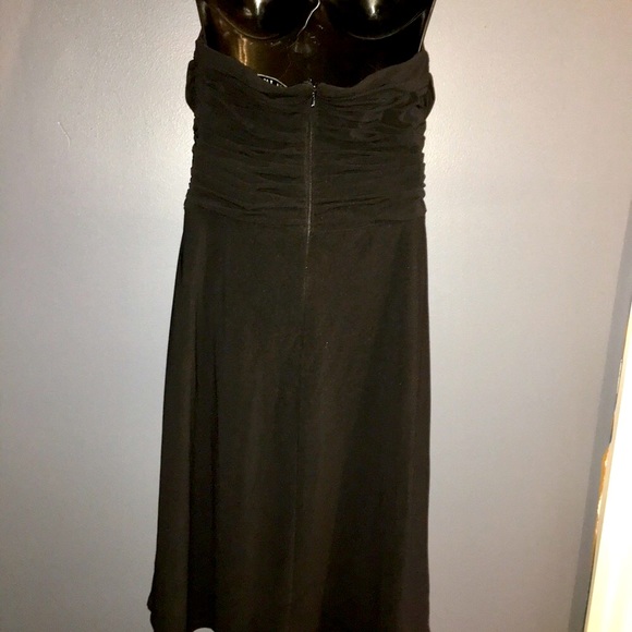 White House Black Market solid little black dress - Picture 5 of 6